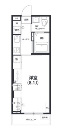 リブリ・sunflowerの物件間取画像